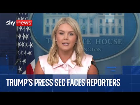 White House media briefing amid possible US-EU trade deal