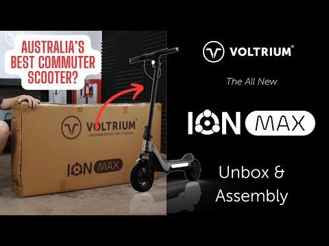 Voltrium Ion Max - Unboxing Australia's best commuter scooter!
