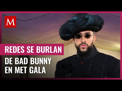 Malas críticas para Bad Bunny en el MET Gala 2024:Redes sociales no perdonan