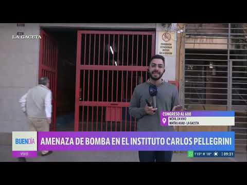 Amenazas de bomba: suspenden las clases en el instituto Carlos Pellegrini por otra amenaza