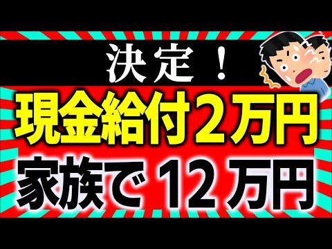 【超最速！】給付金1人現金2万円に｡子ども加算で4人家族は12万円！【住民税非課税世帯/石破自民･公明/参議院選挙公約/物価高対策/バラマキ批判/減税/財源/いつ･金額いくら/2025年最新情報】