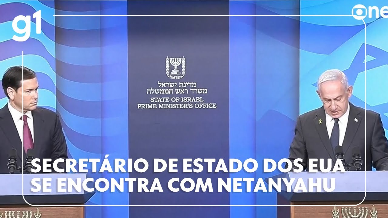 Secretário de Estado dos EUA se encontra com Netanyahu