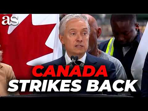 <strong>CANADA</strong> strikes <strong>back</strong> with $20 BILLION in TARIFFS as U.S. trade war escalates