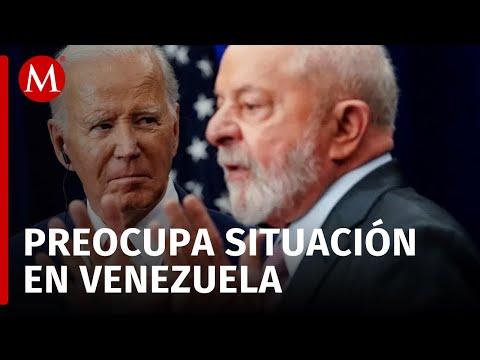 Biden y Lula da Silva exigen a Venezuela transparencia en elecciones presidenciales