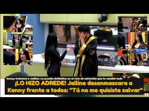 ¡NO SE DEJÓ! Jailine pone en su sitio a Kenny: 