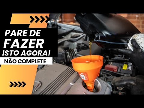 COMPLETAR o ÓLEO pode até FUNDIR o MOTOR! Não complete sem saber saber disto!