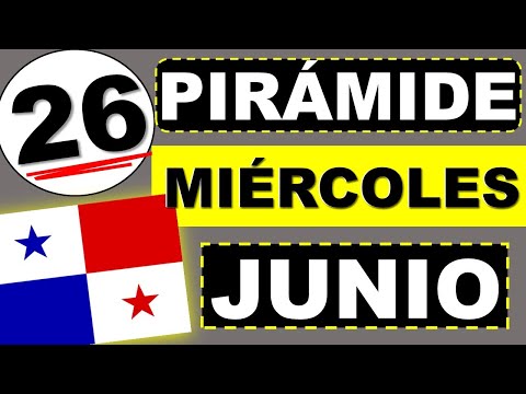 Pirámide de la Lotería de Panamá para Miércoles 26 Junio 2024 Decenas Suerte Sorteo Miercolito d Hoy