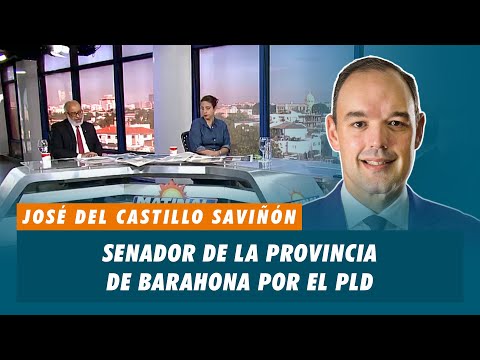José del Castillo Saviñón, Senador de la provincia de Barahona por el PLD | Matinal
