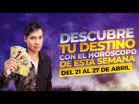 HORÓSCOPO del 21 al 27 de abril de 2025 con JHAN SANDOVAL: ¿Qué te depara el destino? 🔮