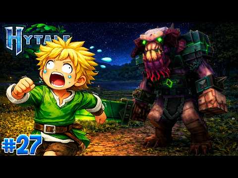 ME ENFRENTO AL JEFE ZOMBIE GUERRERO | #27 | HYTALE