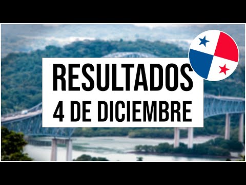 Resultados Lotería de Panamá Domingo 4 de Diciembre 2022