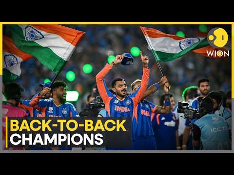 India Thrash New Zealand to Win Back-to-Back T20 World Cup Titles | WION