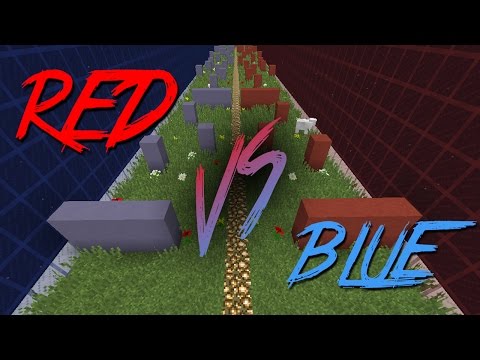 RED VS BLUE (Minecraft parkour race)