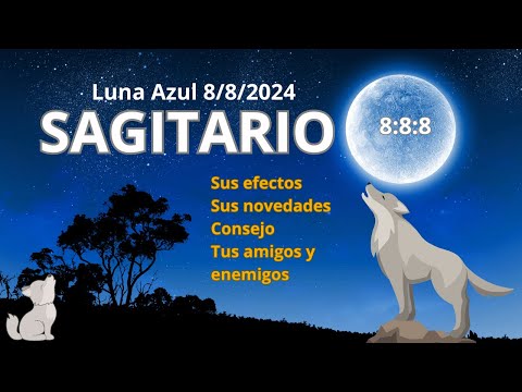 Sagitario ? 8:8:8 ESTA VEZ TU GANAS EN EL AMOR ??CON LA LUNA AZUL? #Sagitario #tarot #horoscopo