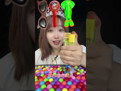 Eat colorful strange candies that you can't miss Part 2#candy #food1 #asmr