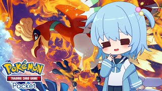 【ポケポケ】アローラガラガラ×ブースターでバトル！【ほたっぺ】