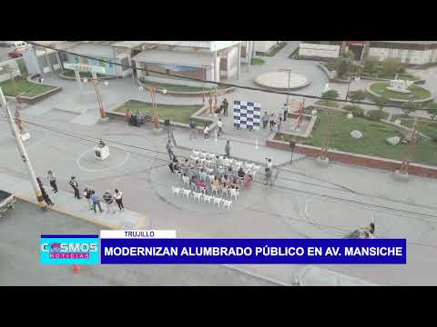 Trujillo: Modernizan alumbrado público en Av. Mansiche