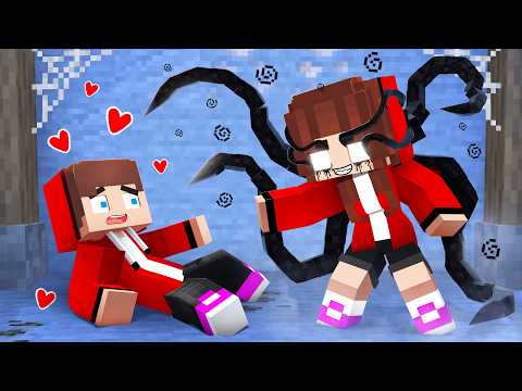 JJ and JJ's Girl Herobrine - Love Story - Maizen Minecraft Animation
