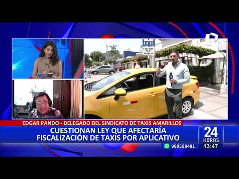 Sindicato de Taxis Amarillos: Ley 842 es un peligro inimaginable