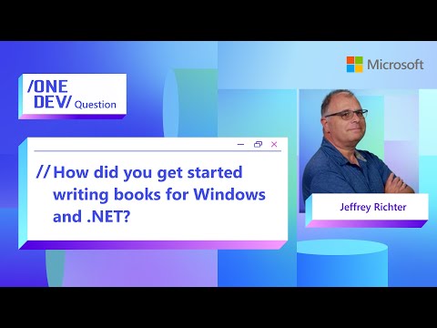 How did you get started writing books for Windows and .NET?