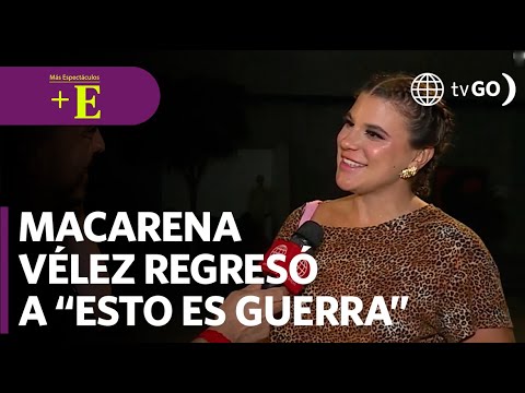 Macarena Vélez regresa triunfante a “Esto es Guerra” | Más Espectáculos (HOY)