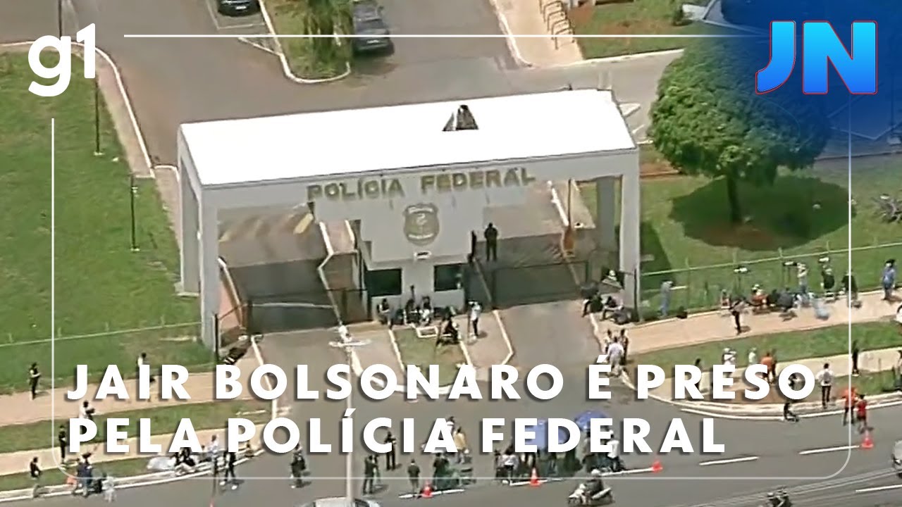 Jornal Nacional: Bolsonaro é preso preventivamente pela Polícia Federal; veja cronologia