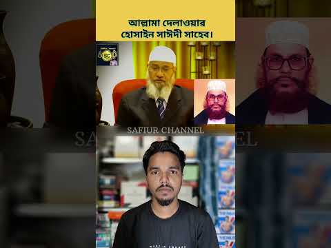 আল্লামা দেলোয়ার হোসেন সাঈদী সাহেব কে কি বললেন| #safiurchannel733 #chatgpt #drzakirnaik #cartoon