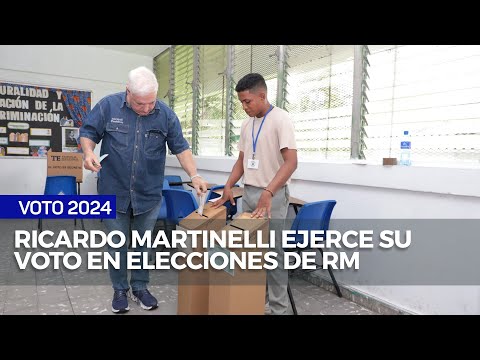 Ricardo Martinelli ejerce su voto en elecciones de RM | #econews