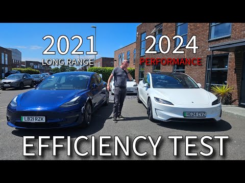 Tesla Long Range V Performance convoy efficiency and range comparison - much difference?