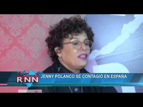 Jenny Polanco se contagió en España