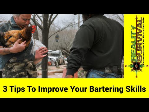 Bartering in SHTF -  3 Mind Tricks To Improve Your Skill