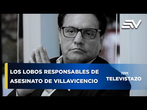 Fiscalía confirma: Los Lobos son responsables del asesinato de Villavicencio | Televistazo |Ecuavisa