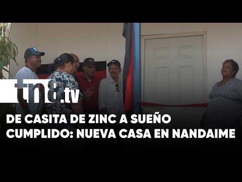 Invierno ya no será un problema: Familia recibe techo digno en Nandaime - Nicaragua