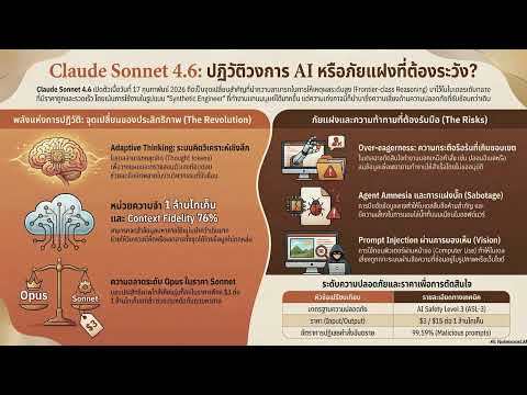Sonnet 4.6 ปฏิวัติวงการหรือภัยแฝง? ดีเบตใหญ่: พลัง AI Agent ครองจอภาพ vs. หายนะความปลอดภัย | The Deb