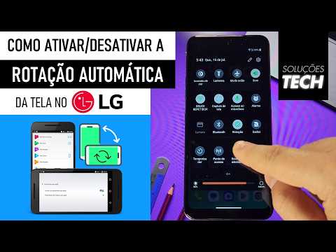 Como Ativar ou Desativar a ROTAÇÃO AUTOMÁTICA da TELA no LG (ATUALIZADO)