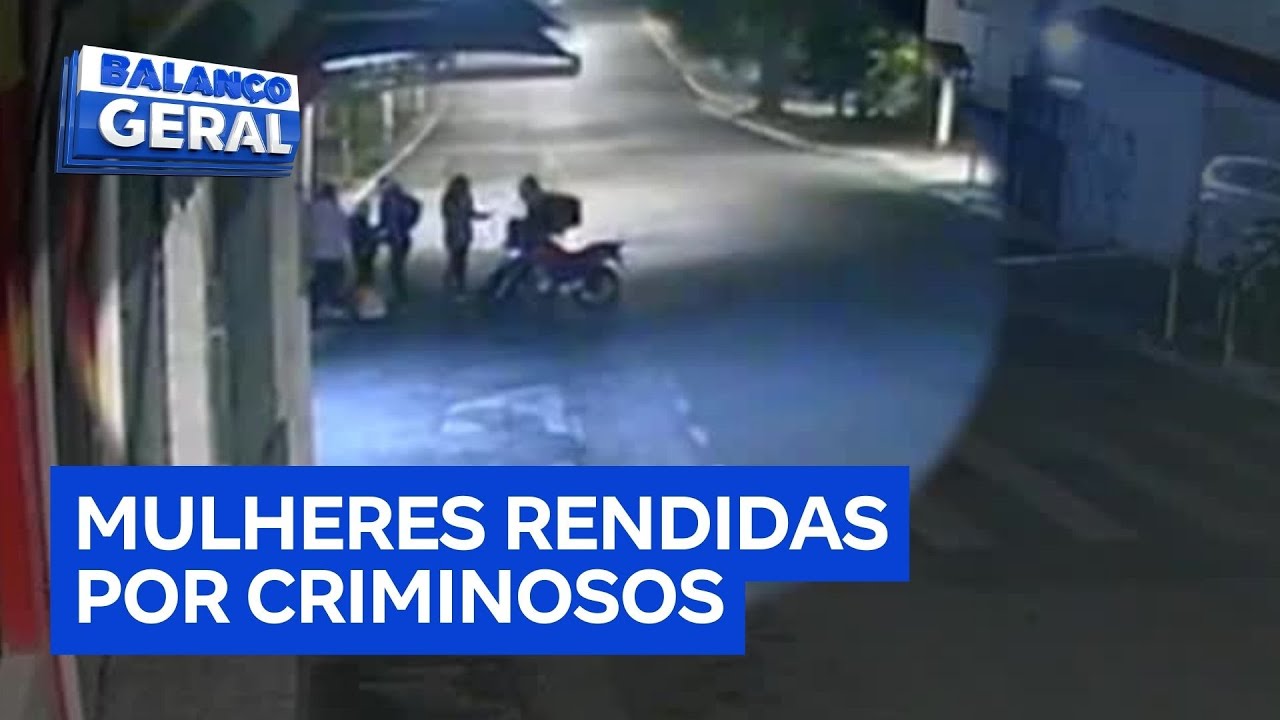 Criminosos rendem grupo de mulheres a caminho do ponto de ônibus em São Paulo