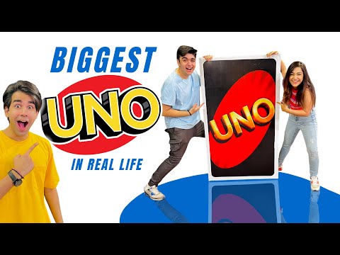 PLAYING GIANT UNO WITH MY BROTHER & SISTER | Rimorav Vlogs