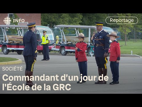 Commandant d’un jour de l'École de la GRC