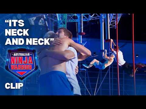 Who WILL Take the Fast Pass? Ben Polson vs Bryson Klein | Australian Ninja Warrior | S5 EP 1 | Clip