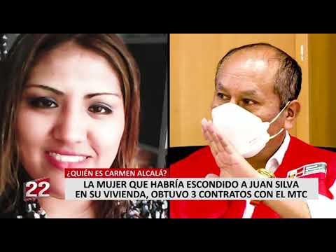Carmen Alcalá, la mujer que habría escondido a Silva en su vivienda, obtuvo 3 contratos con el MTC