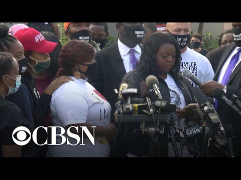 Breonna Taylor’s family gives emotional statement