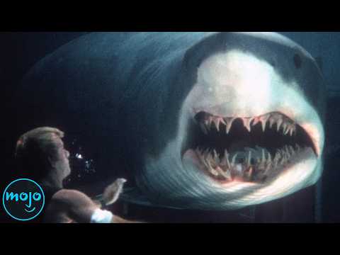 Top 10 TERRIFYING Movie Sharks