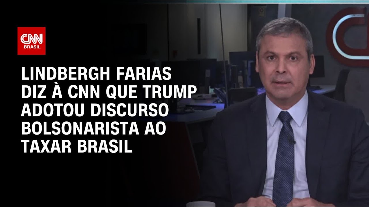 Trump comprou argumento bolsonarista ao tarifar Brasil diz Lindbergh Farias à CNN | CNN ARENA