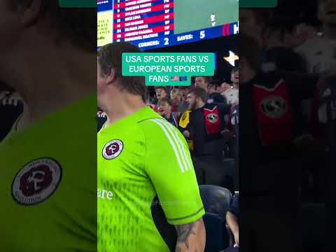 Fans and atmosphere USA vs Europe #euro2024