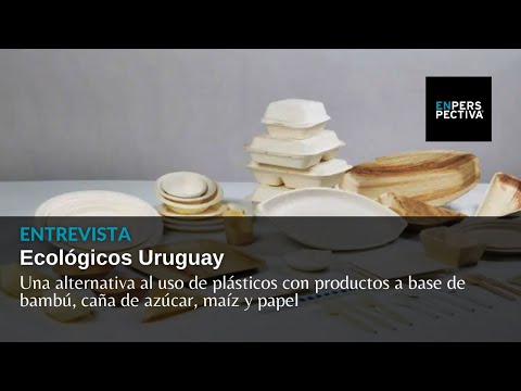 Ecológicos Uruguay: Alternativa a plásticos, con productos biodegradables y compostables