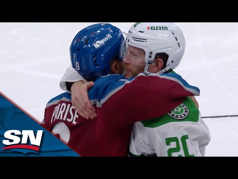 Stars and Avalanche Exchange Handshakes After Six-game Series