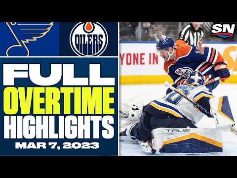 St. Louis Blues at Edmonton Oilers | FULL Overtime Highlights - February 28, 2024