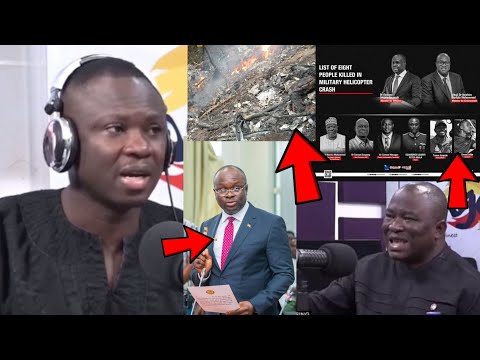 Saddick Adams & MP Hon. Akwasi Acquah Gives Detailed Update On Dr. Omane Boamah’s Helicopter Crásh