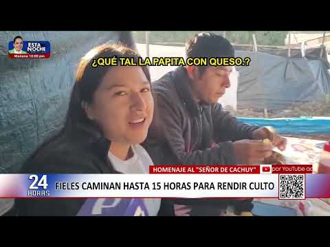 Homenaje al "Señor de Cachuy": fieles caminan hasta 15 horas para rendir culto