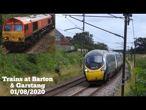 Trains at Barton & Garstang (01/08/2020)